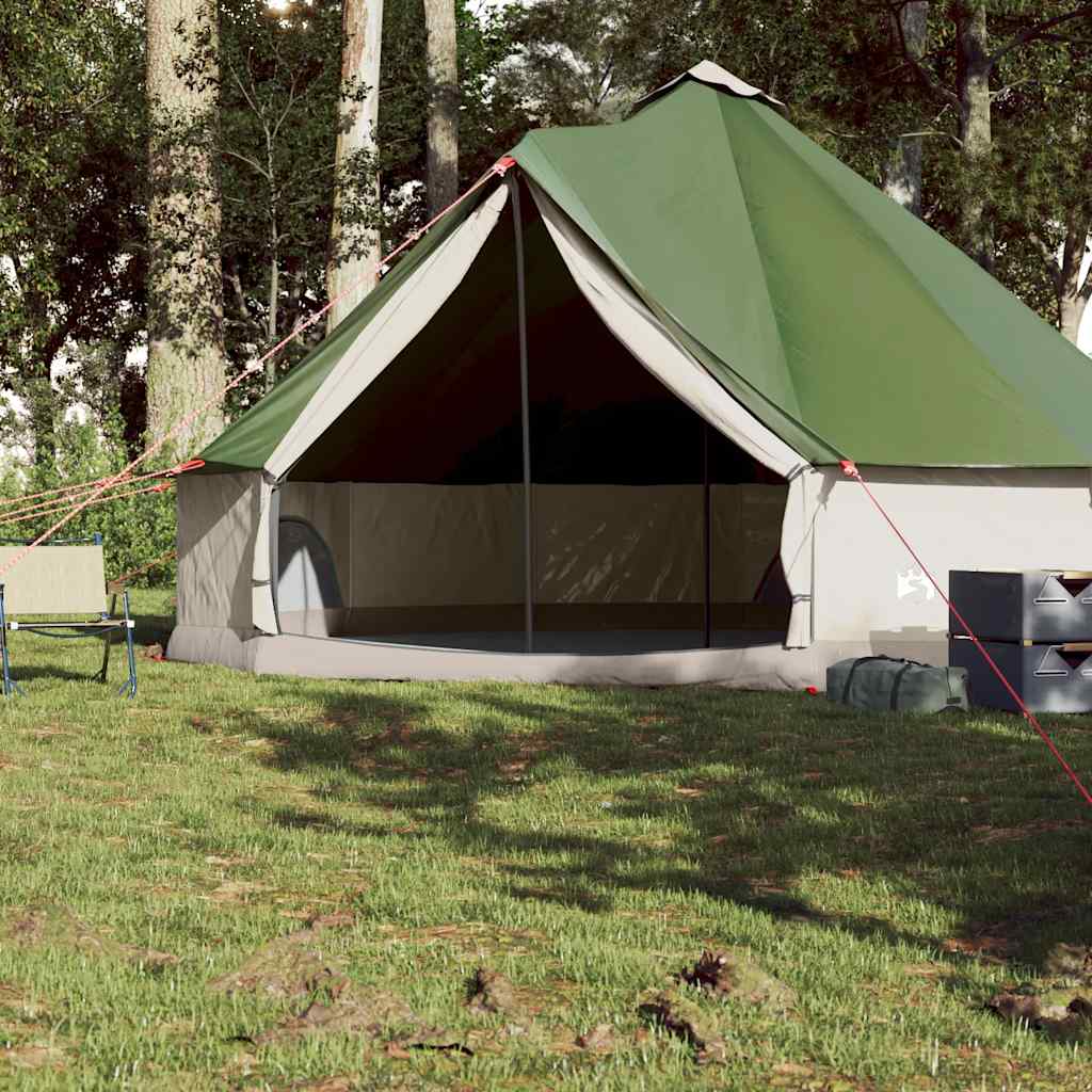 vidaXL Tente familiale tipi 8 personnes vert imperméable - Image 3