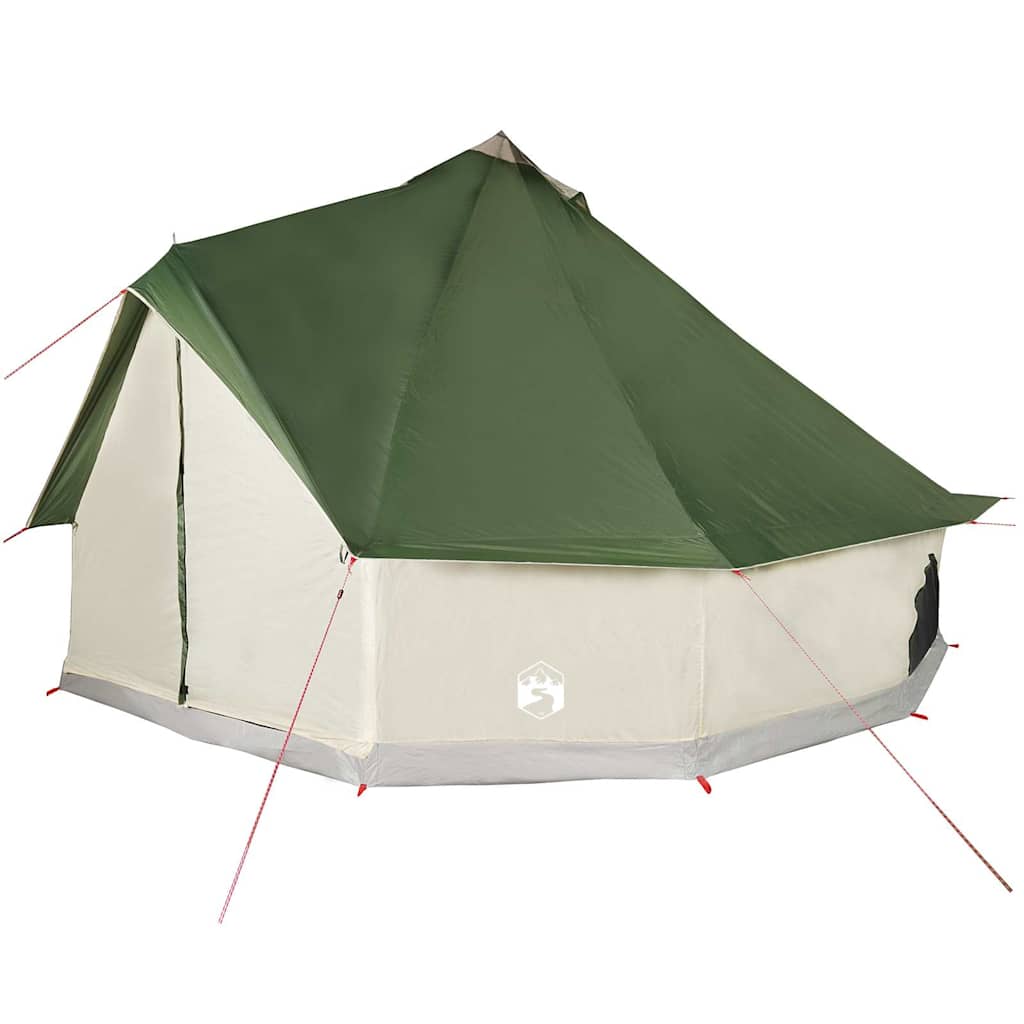vidaXL Tente familiale tipi 8 personnes vert imperméable - Image 5
