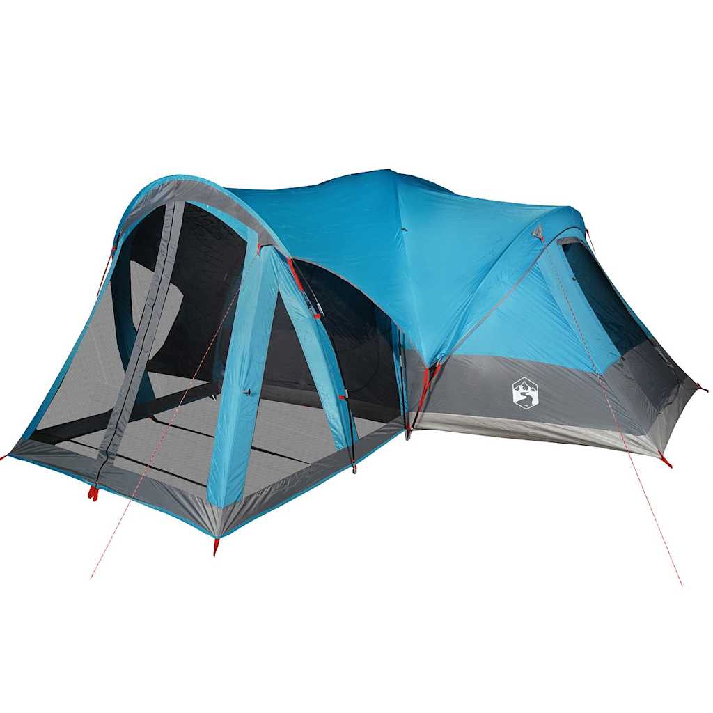 vidaXL Tente familiale tipi 8 personnes bleu imperméable - Image 4