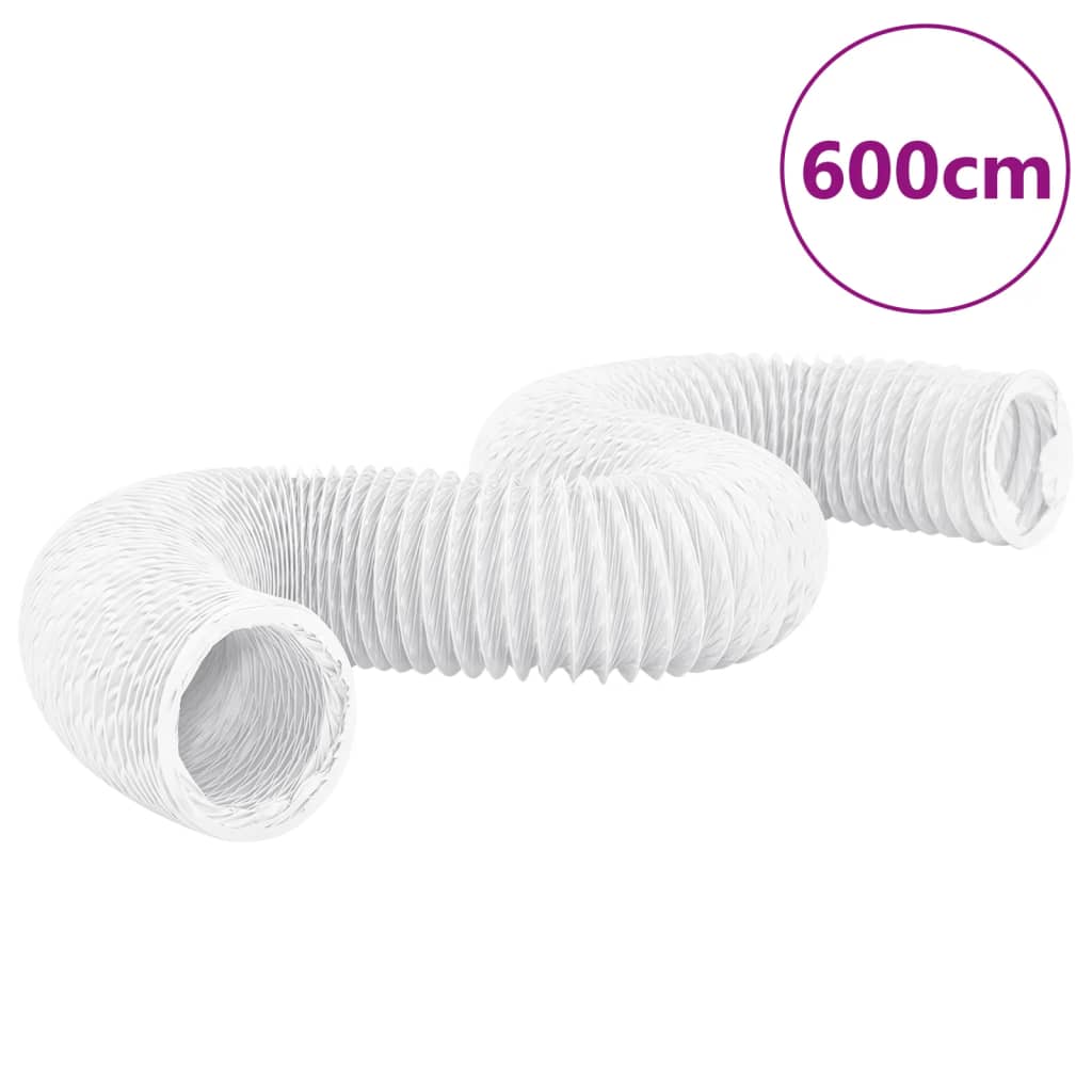 vidaXL Conduit d'échappement PVC 6 m Ø20 cm
