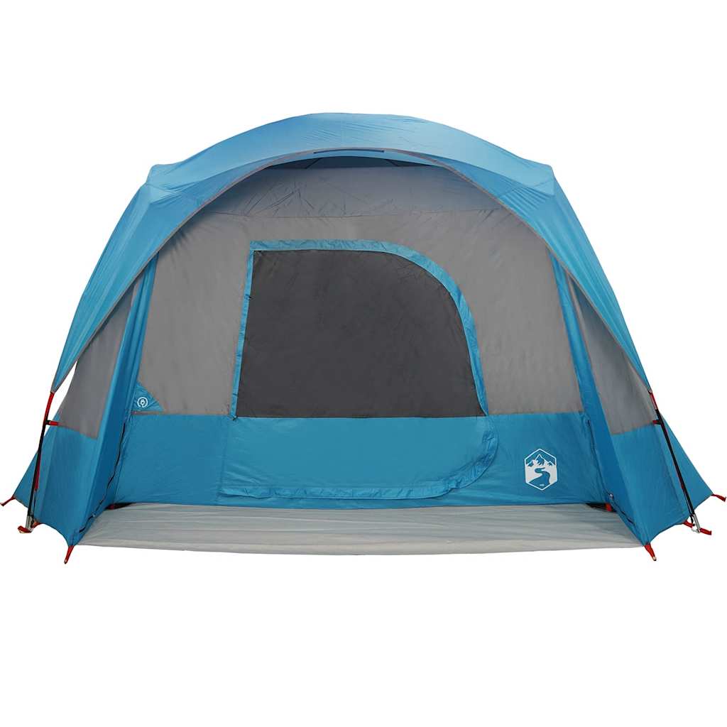 vidaXL Tente de cabine familiale 6 personnes bleu imperméable - Image 6