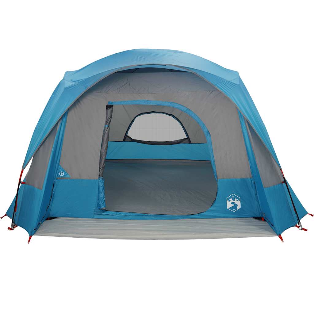 vidaXL Tente de cabine familiale 6 personnes bleu imperméable - Image 5