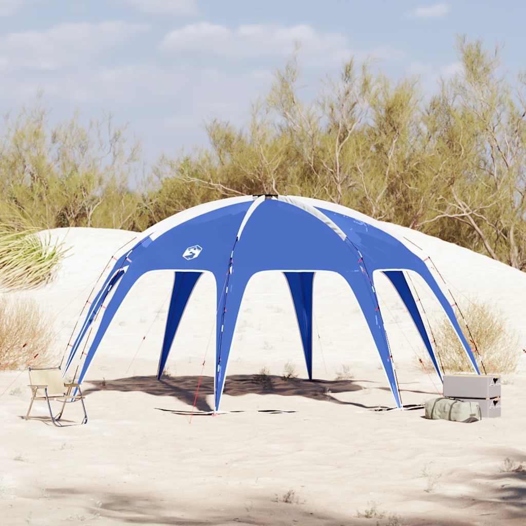 vidaXL Tente de fête bleu azuré imperméable