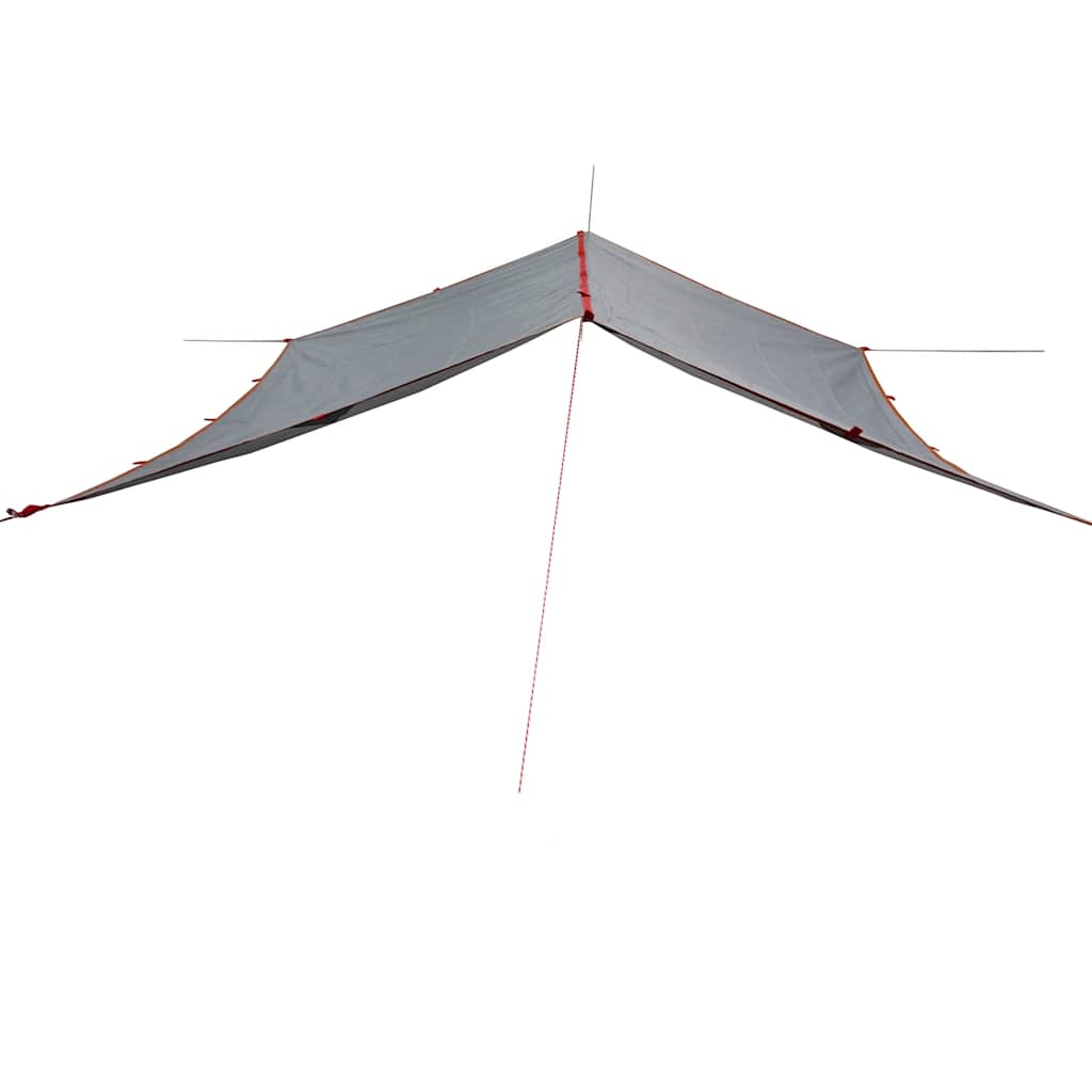 vidaXL Bâche de camping gris et orange 500x294 cm imperméable - Image 5