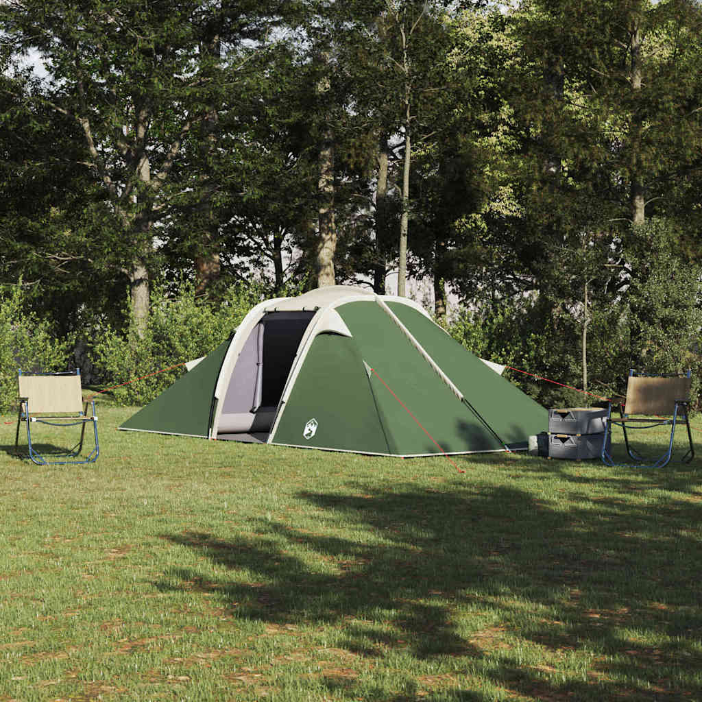 vidaXL Tente avec toit Autre Vert et Noir 510 x 240 x 156 cm