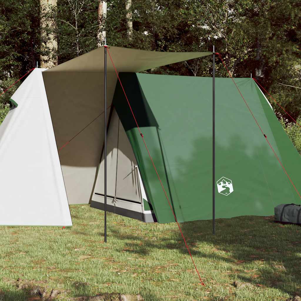 vidaXL Tente de camping 3 personnes vert imperméable