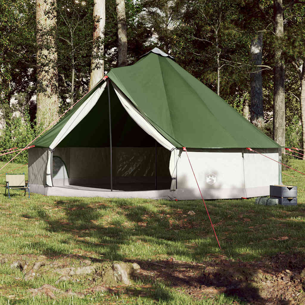 vidaXL Tente familiale tipi 12 personnes vert imperméable - Image 3