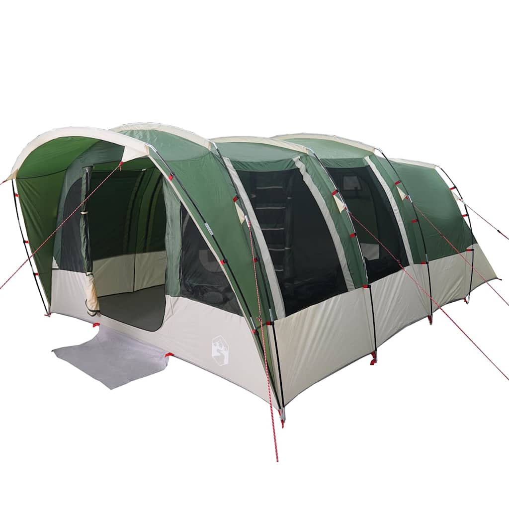 vidaXL Tente familiale tunnel 8 personnes vert imperméable - Image 3
