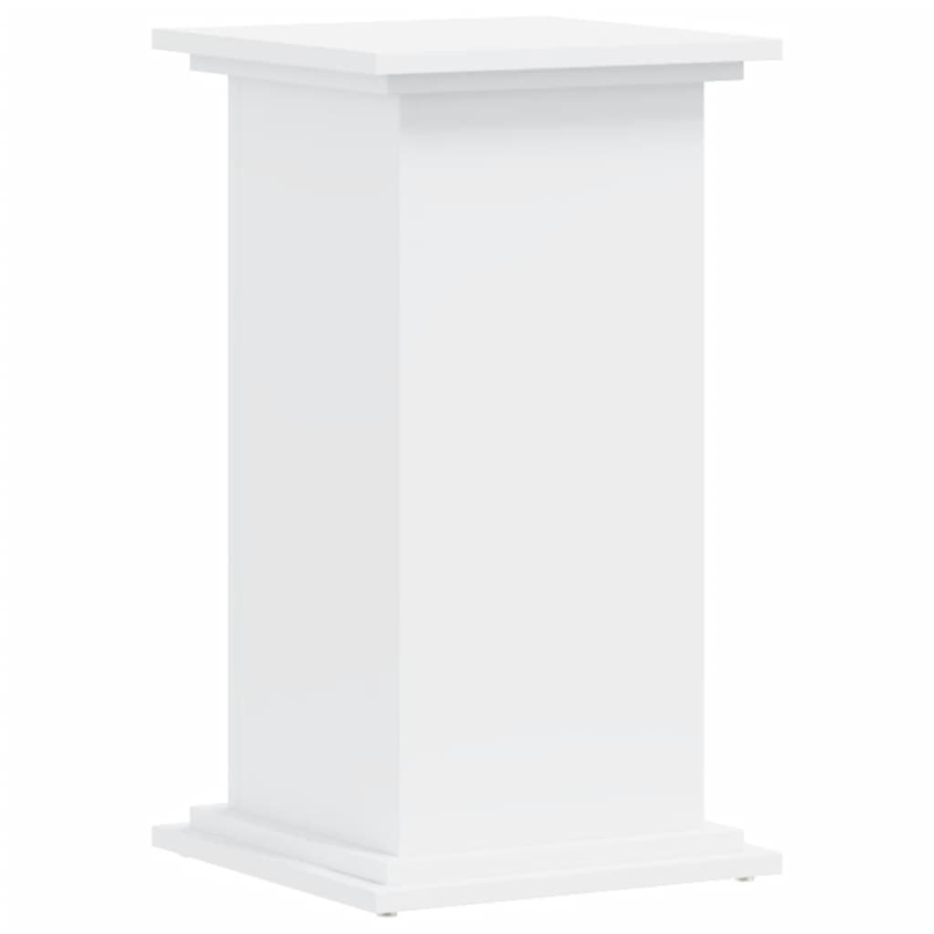 vidaXL Support pour plantes blanc 33x33x60 cm bois d'ingénierie - Image 6