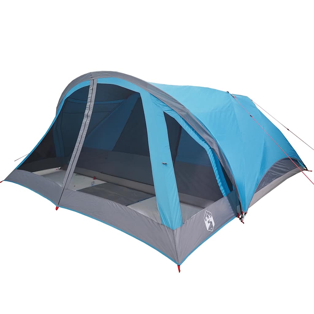 vidaXL Tente de cabine familiale 6 personnes bleu imperméable - Image 5