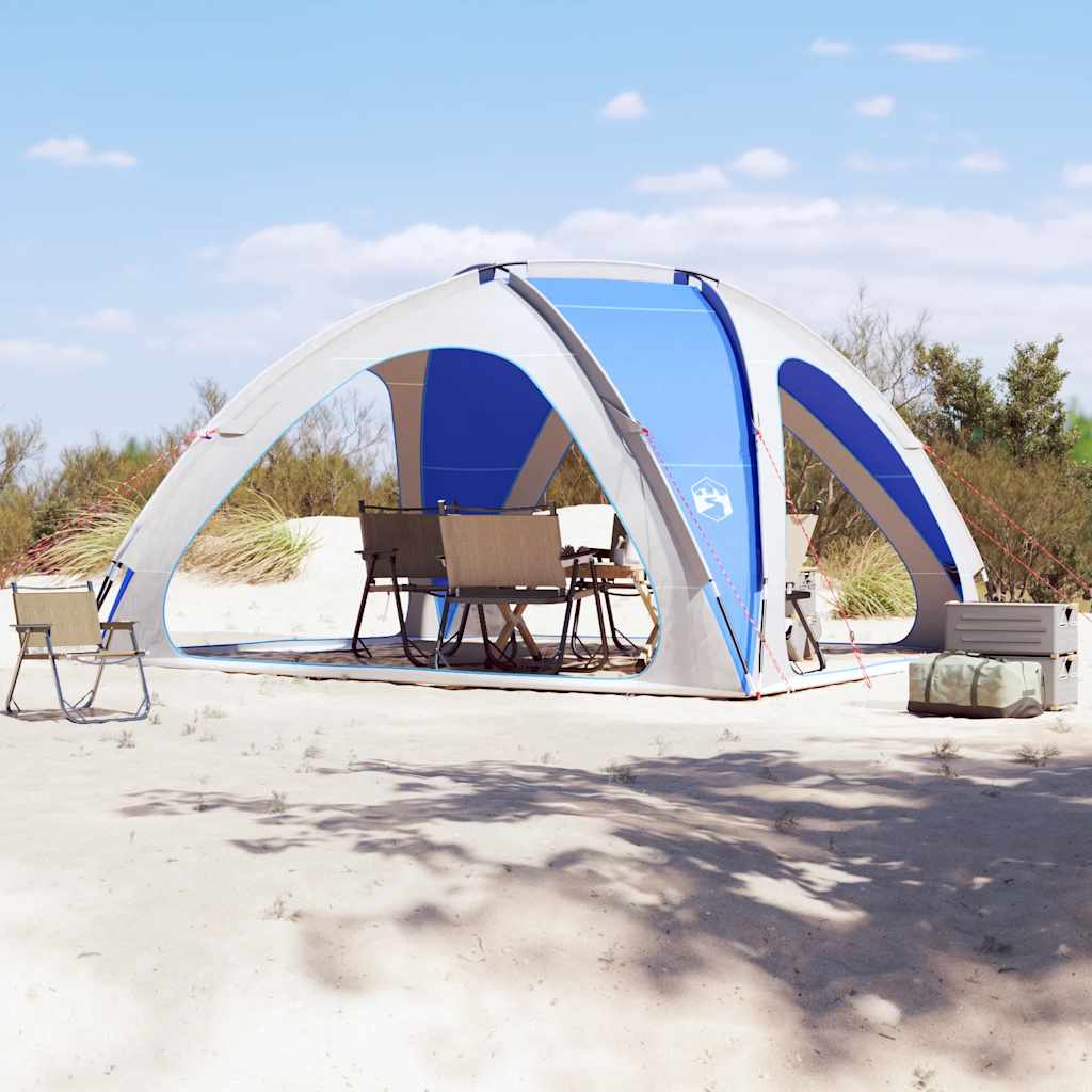 vidaXL Tente de fête bleu azuré imperméable
