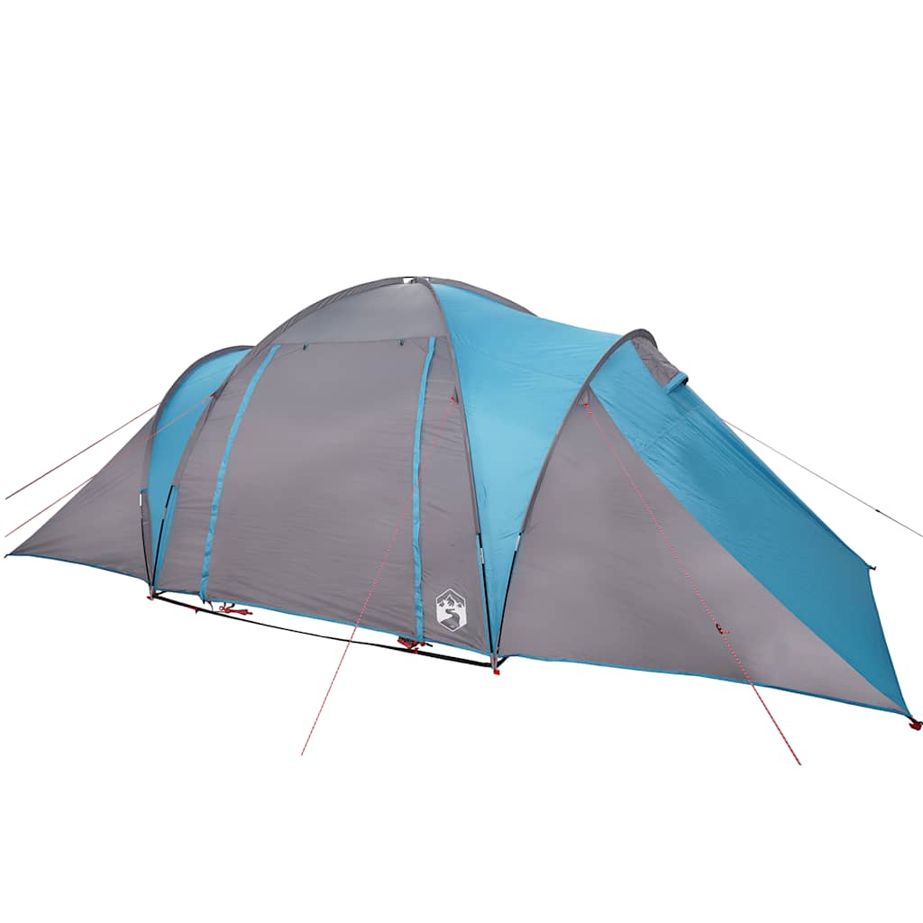 vidaXL Tente familiale à dôme 6 personnes bleu imperméable - Image 5