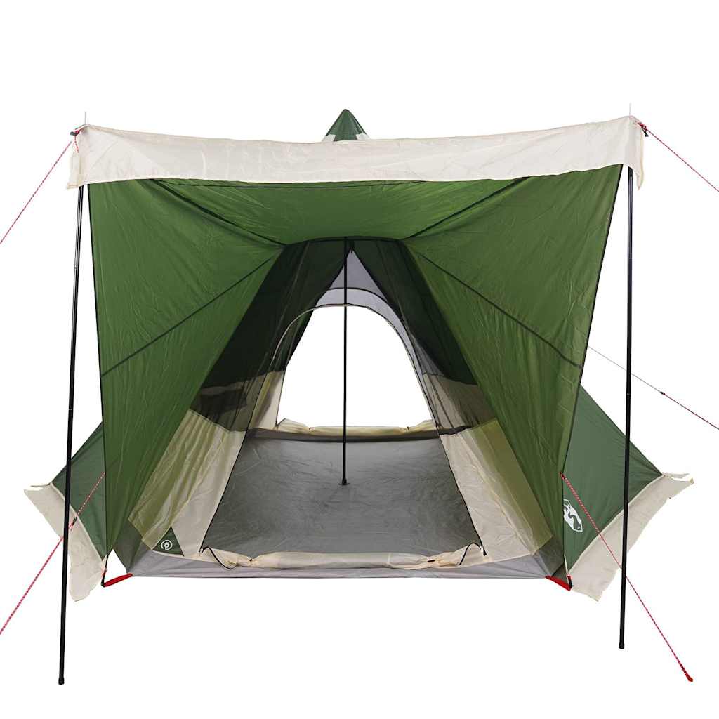 vidaXL Tente familiale tipi 6 personnes vert imperméable - Image 5