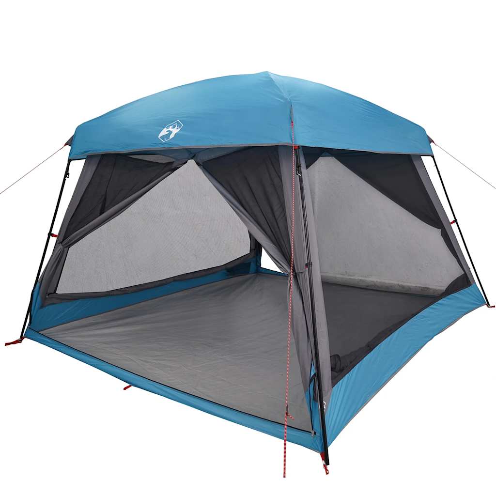 vidaXL Tente de cabine familiale 6 personnes bleu imperméable - Image 3