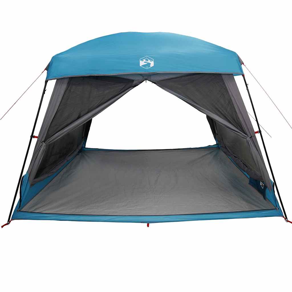 vidaXL Tente de cabine familiale 6 personnes bleu imperméable - Image 5