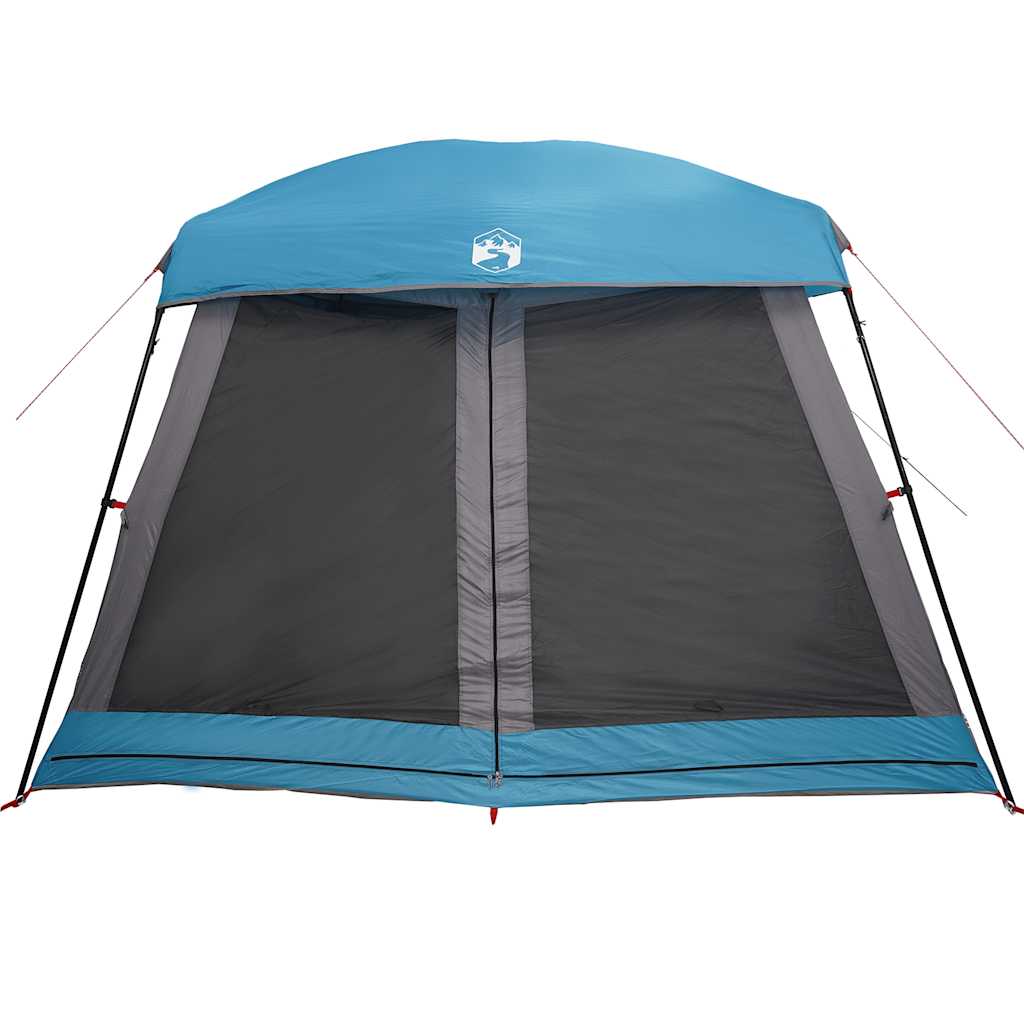 vidaXL Tente de cabine familiale 6 personnes bleu imperméable - Image 6