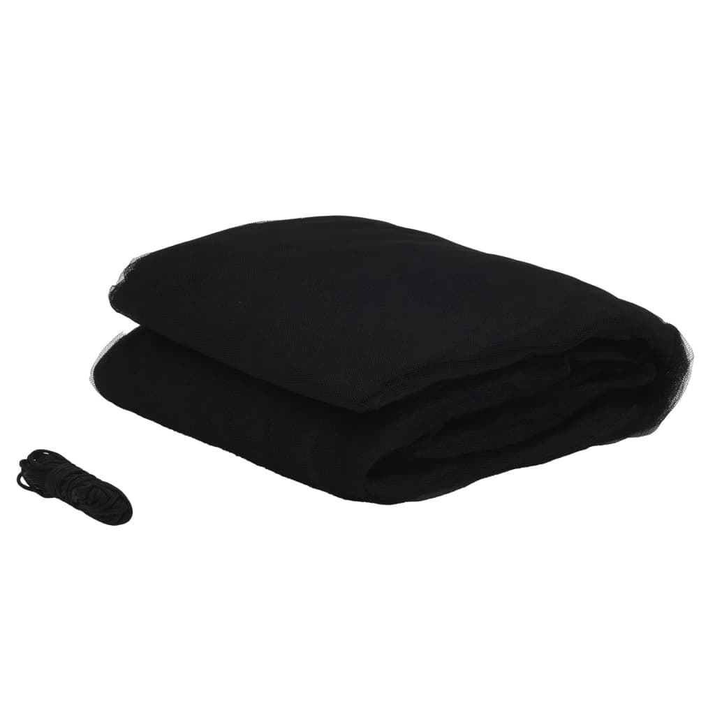 vidaXL Moustiquaire pour parasol 220 maille noir F300x230 cm - Image 3