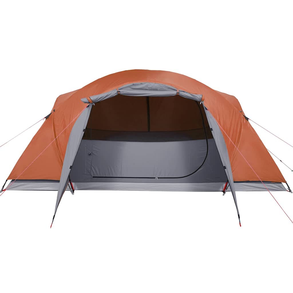 vidaXL Tente familiale Crossvent 8 personnes orange imperméable - Image 5