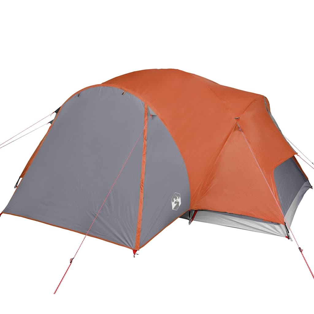 vidaXL Tente familiale Crossvent 8 personnes orange imperméable - Image 6