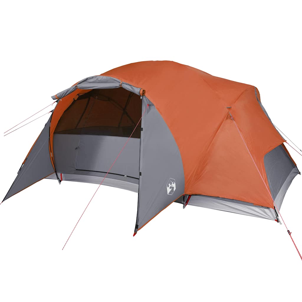 vidaXL Tente familiale Crossvent 8 personnes orange imperméable - Image 4