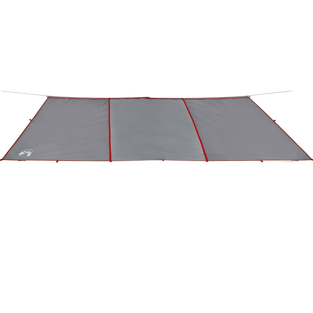 vidaXL Bâche de camping gris et orange 420x440 cm imperméable - Image 4