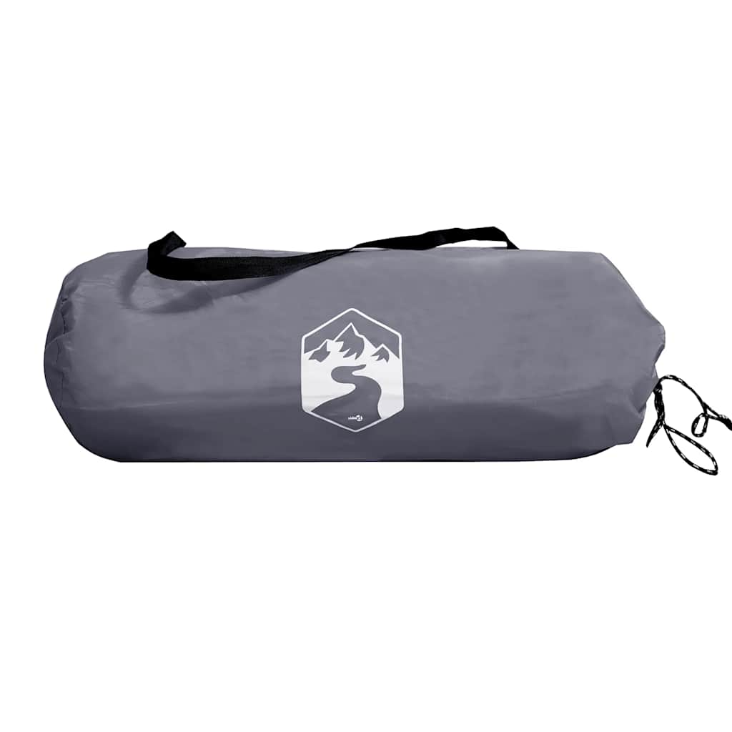 vidaXL Bâche de camping gris et orange 420x440 cm imperméable - Image 6