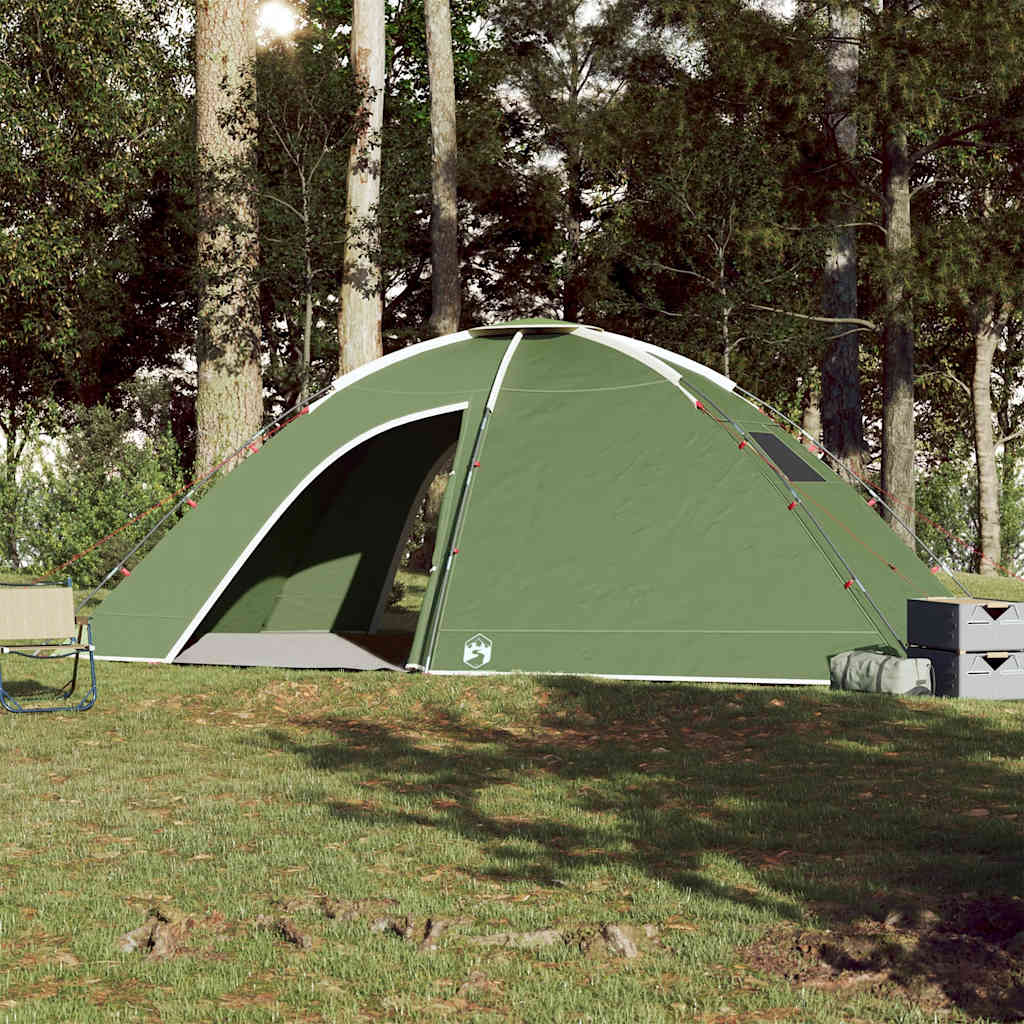 vidaXL Tente de camping 8 personnes vert imperméable - Image 3