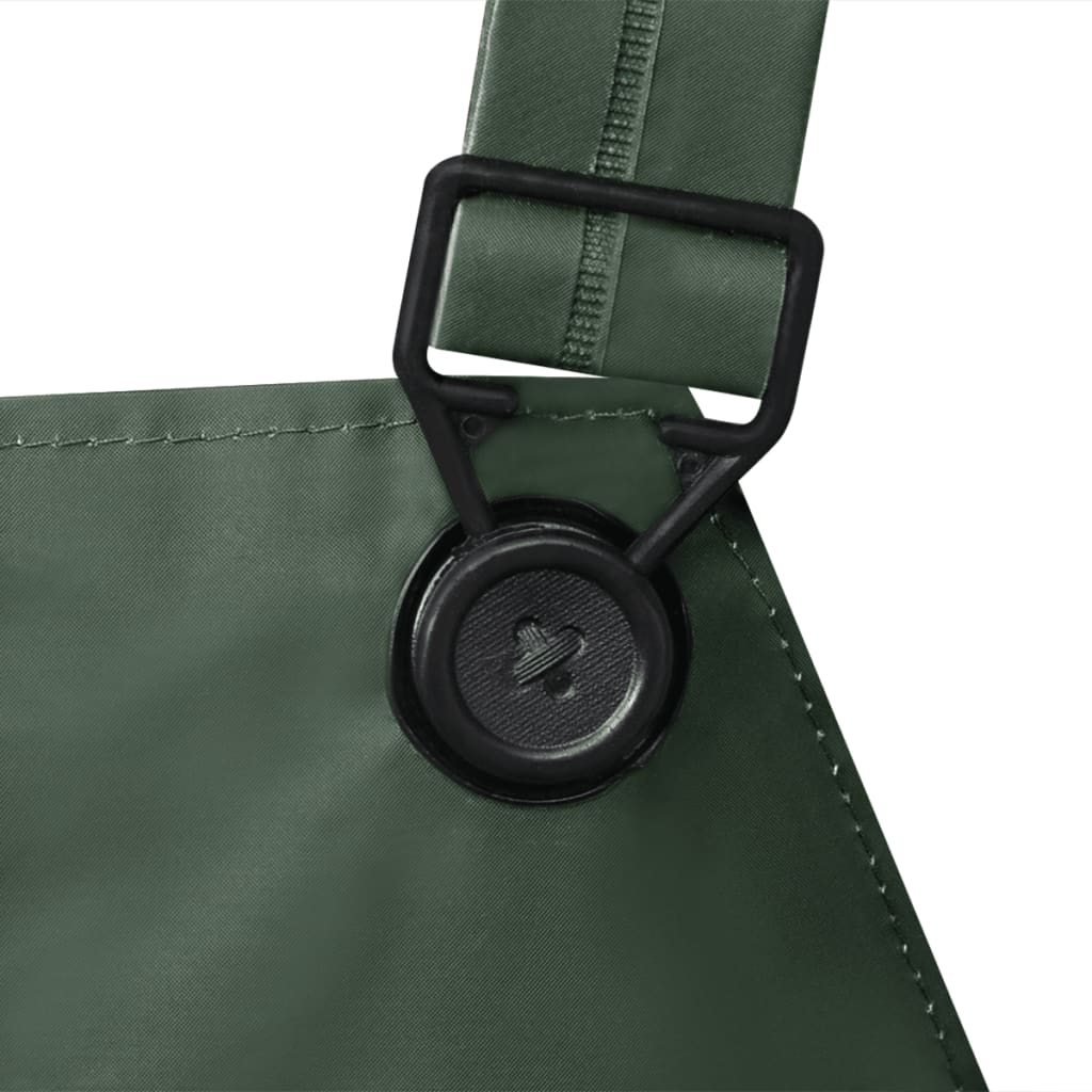 vidaXL Combinaison de pluie imperméable 2 pcs avec capuche vert XL - Image 5