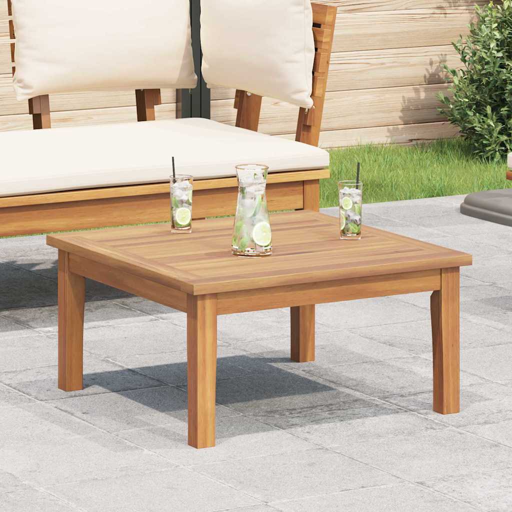 vidaXL Table de Jardin Marron Teck massif
