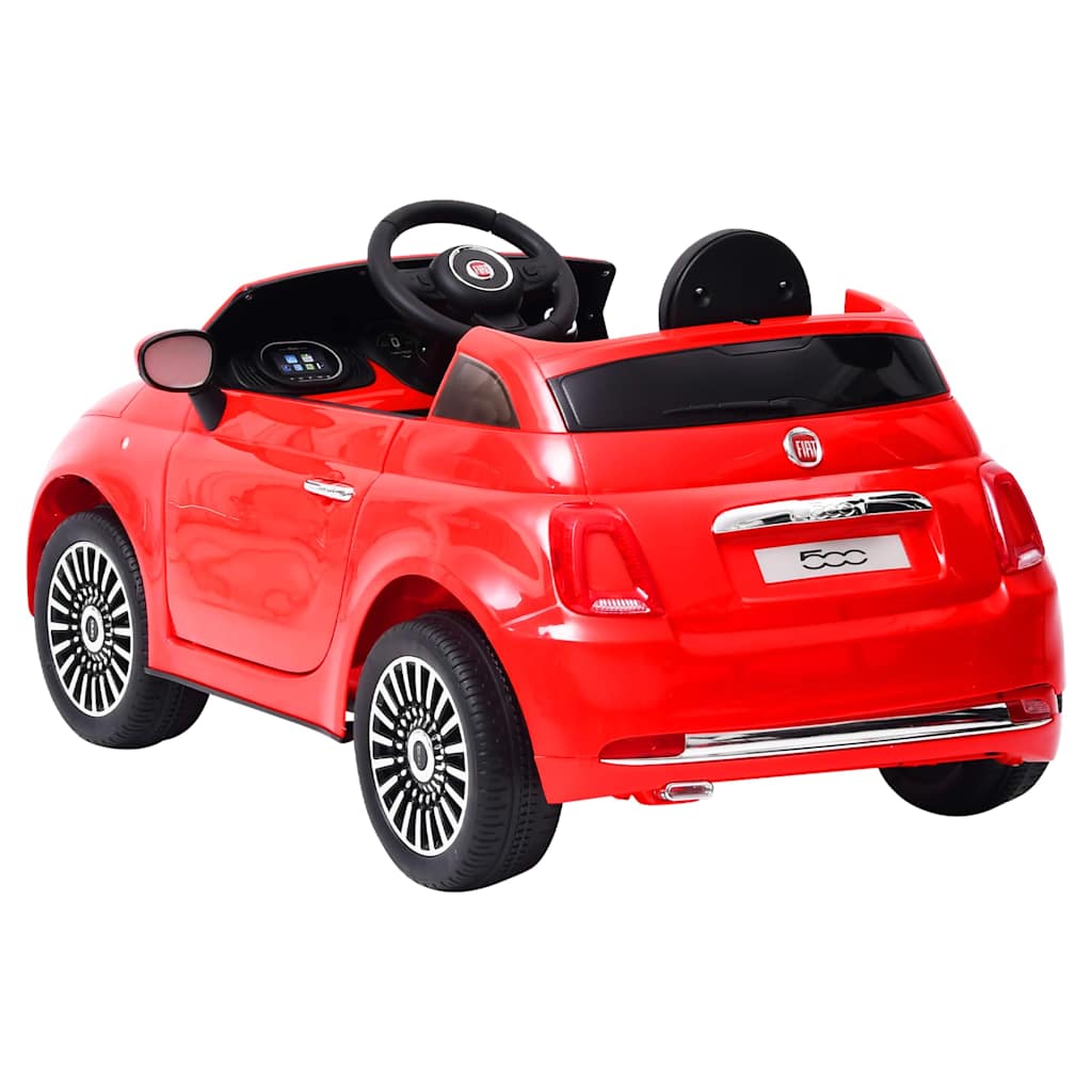 vidaXL Voiture électrique pour enfants Fiat 500 Rouge - Image 4