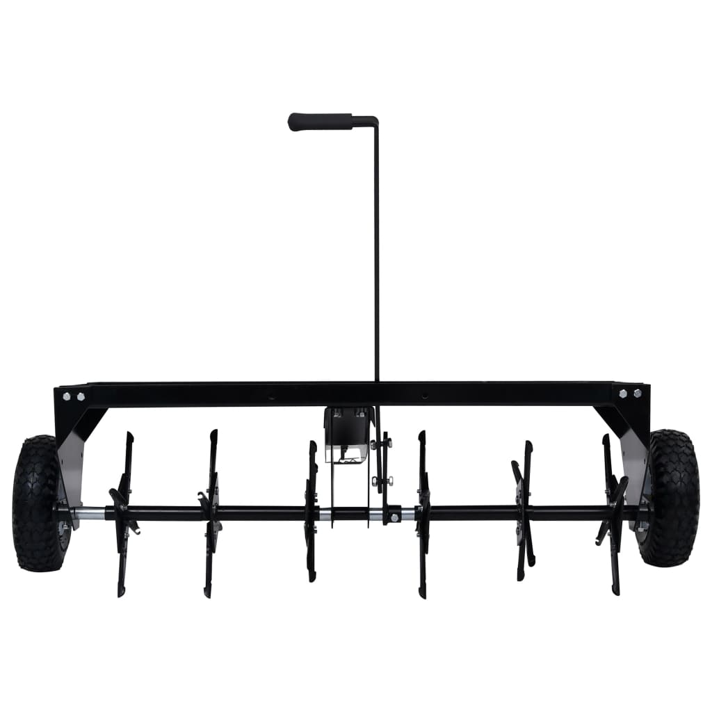 vidaXL Aérateur de pelouse pour tondeuse autoportée 102 cm - Image 3