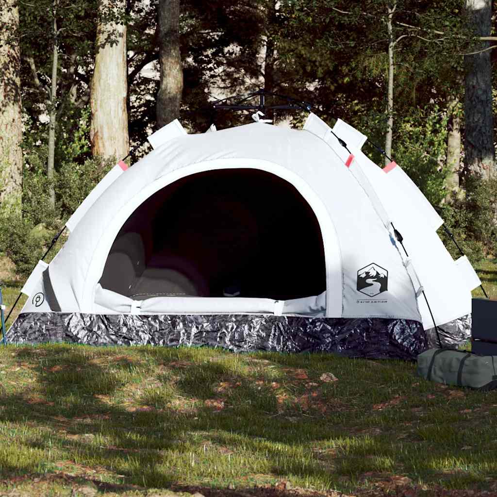 vidaXL Tente de camping 3 personnes tissu occultant libération rapide