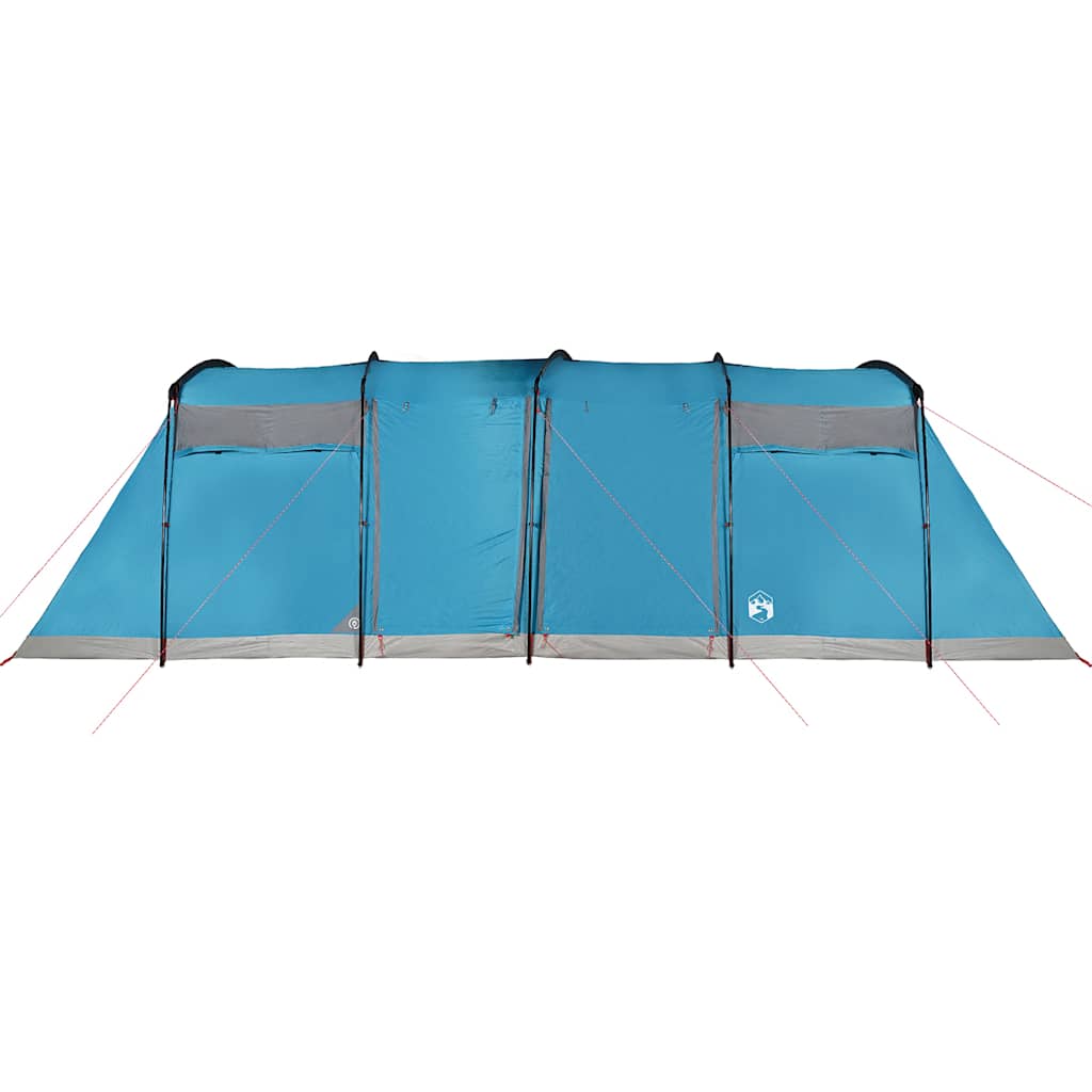 vidaXL Tente familiale tunnel 8 personnes bleu imperméable - Image 6