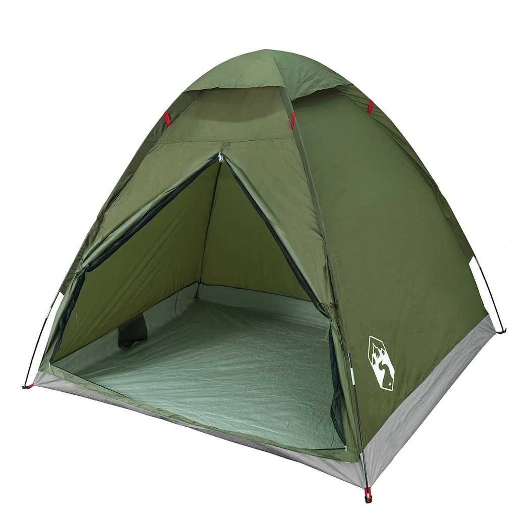 vidaXL Tente de camping à dôme 2 personnes vert olive imperméable - Image 4