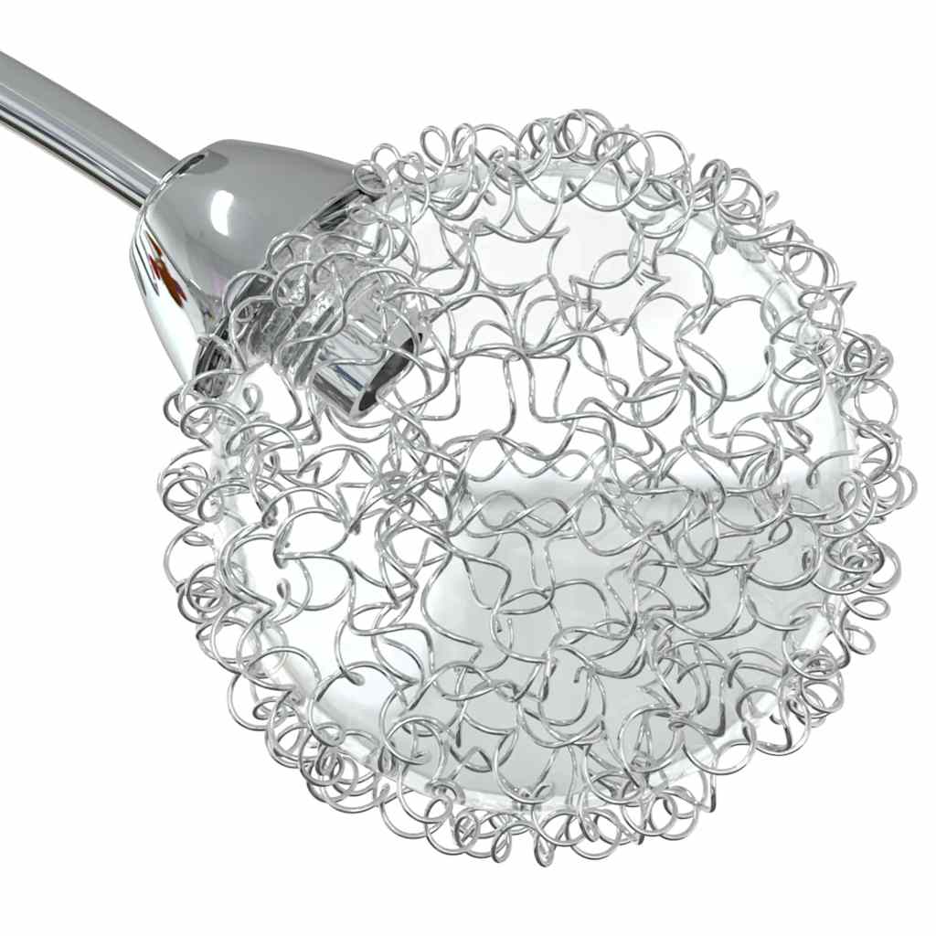 vidaXL Plafonnier avec abat-jour en maille métallique pour 4 LED G9 - Image 5