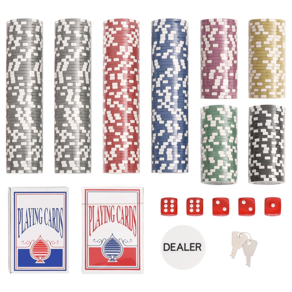 vidaXL Jeu de jetons de poker 300 pcs 11,5 g - Image 4