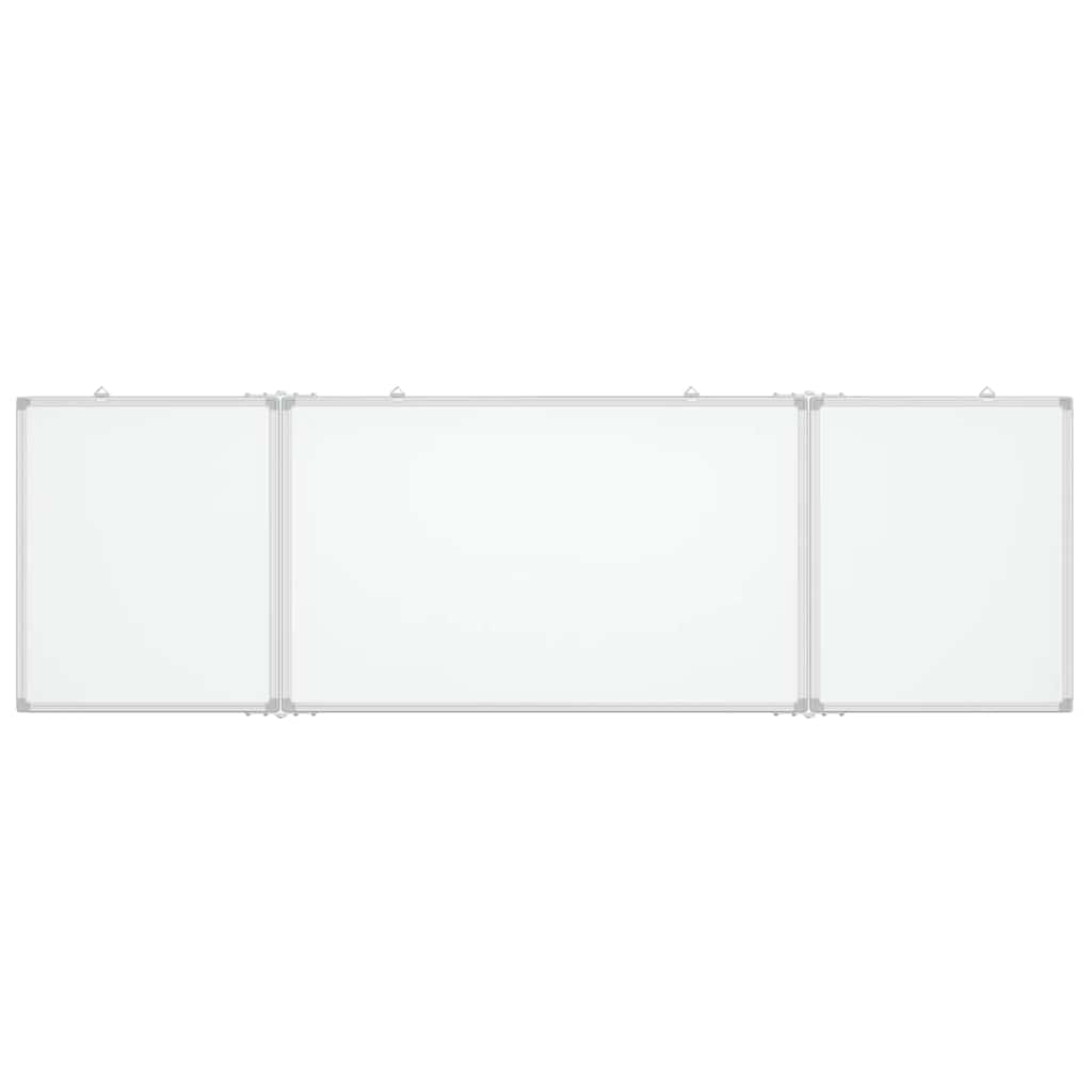 vidaXL Tableau blanc magnétique pliable 160x60x1,7 cm aluminium - Image 3