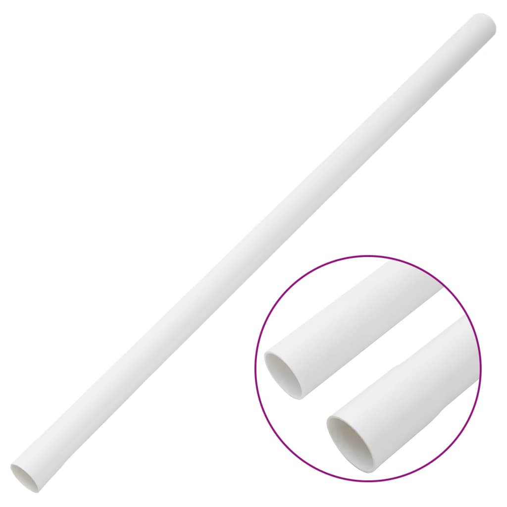vidaXL Goulottes de câble avec pinces Ø30 mm 30 m PVC - Image 3