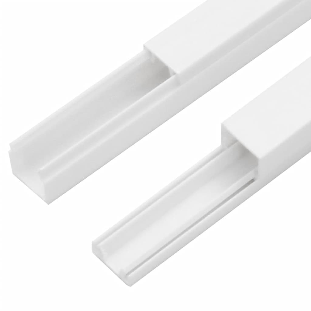 vidaXL Goulotte de câble 30x15 mm 10 m PVC - Image 6