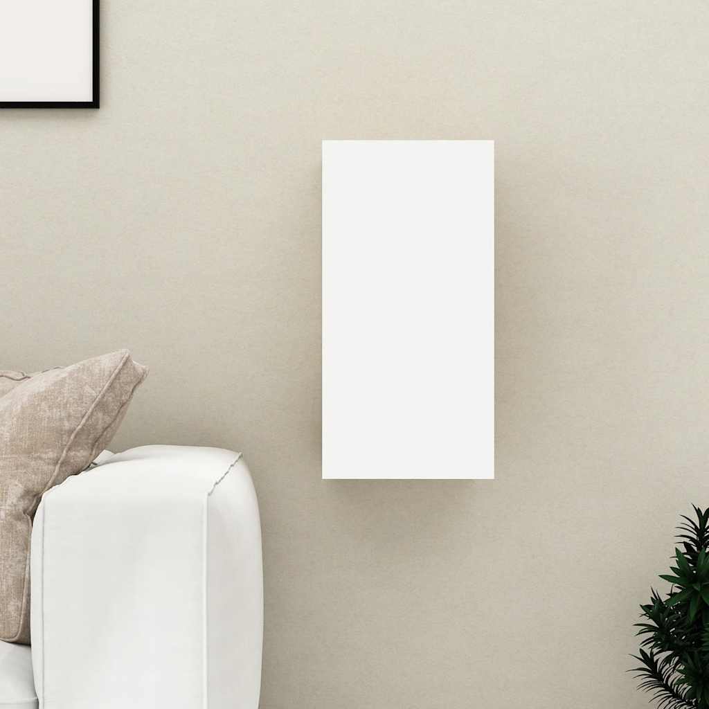 vidaXL Meuble TV Blanc 30,5x30x60 cm Bois d’ingénierie