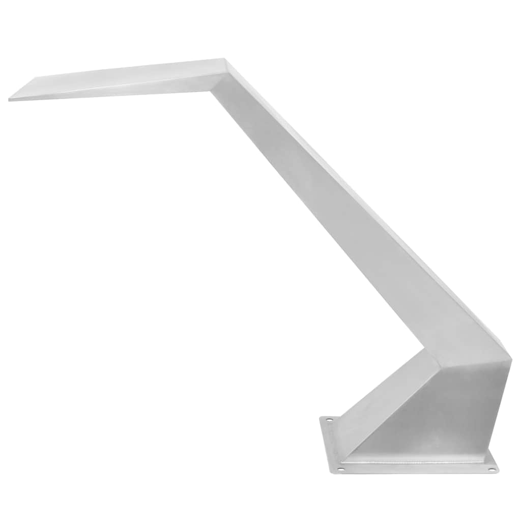 vidaXL Fontaine d'étang Acier inoxydable 64 x 30 x 52 cm Argenté - Image 4