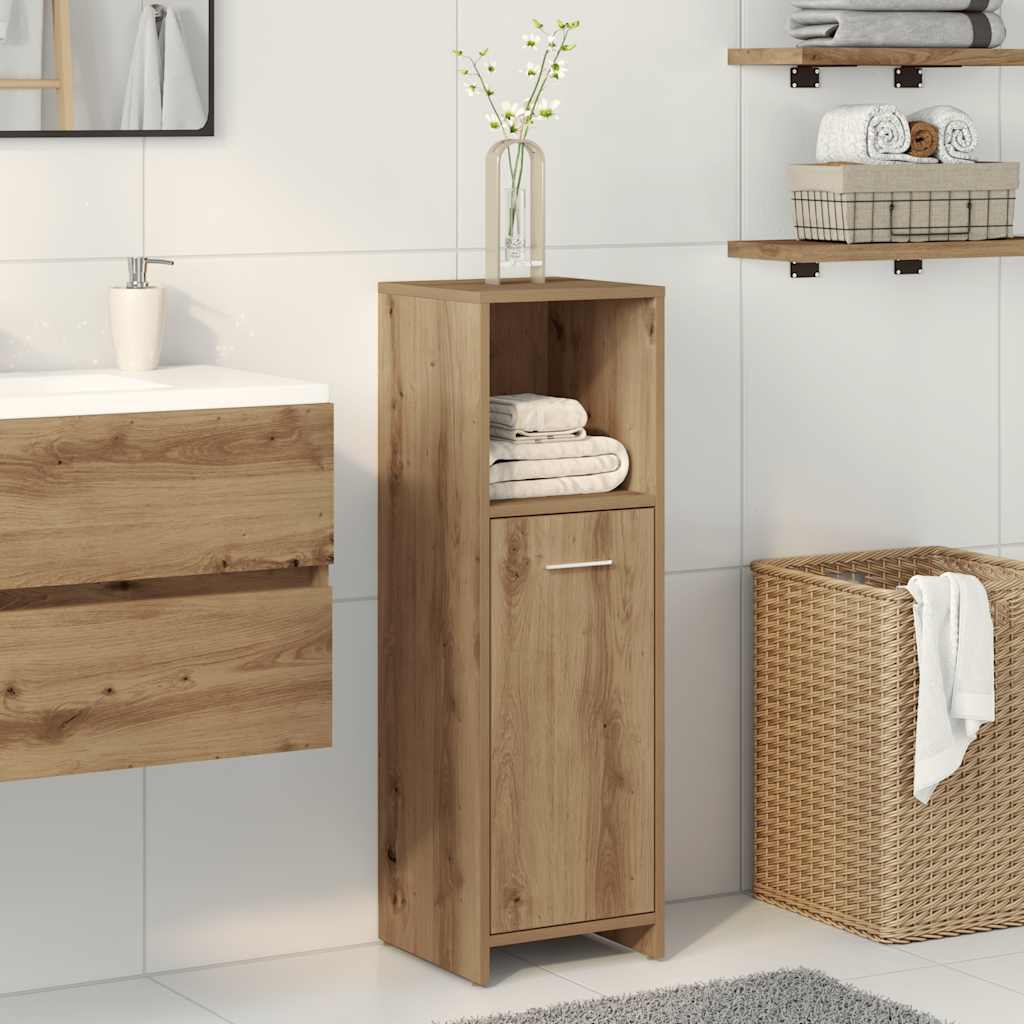 vidaXL Armoire de bain chêne artisanal 30x30x95 cm bois d'ingénierie