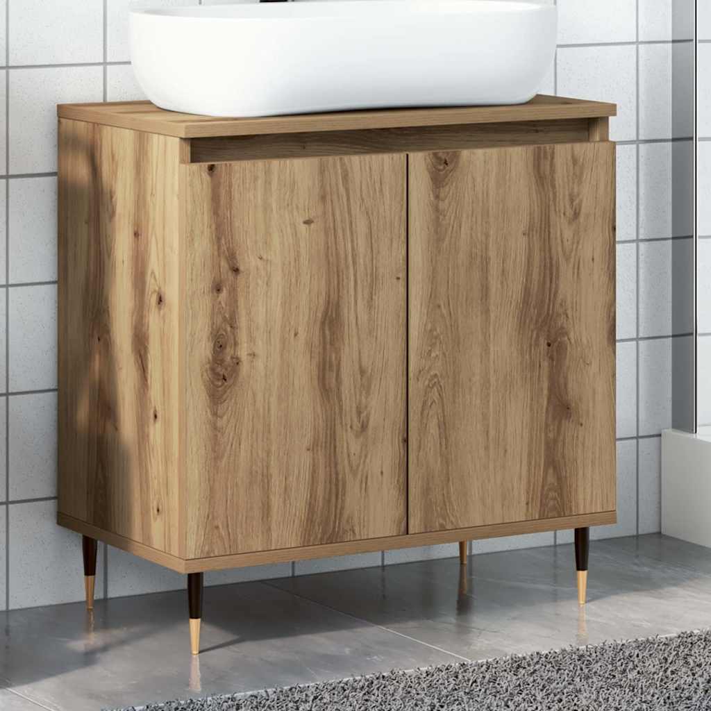 vidaXL Armoire de salle de bain chêne artisanal 58x33x60 cm