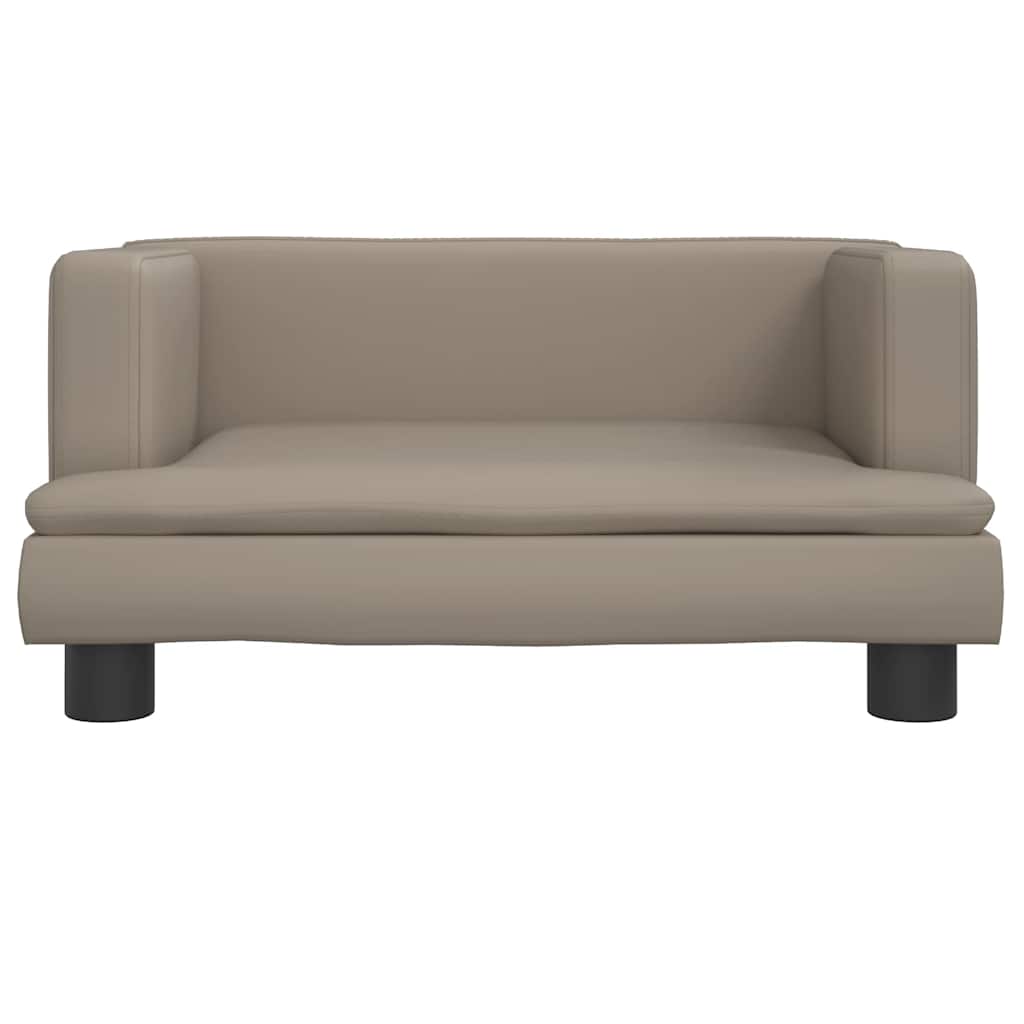 vidaXL Lit pour chien cappuccino 60x40x30 cm similicuir - Image 3