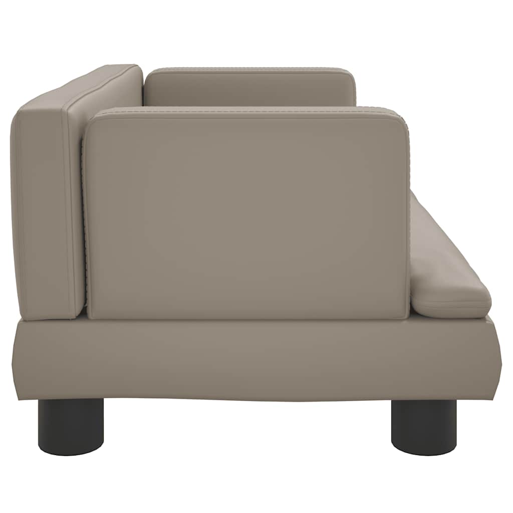 vidaXL Lit pour chien cappuccino 60x40x30 cm similicuir - Image 4
