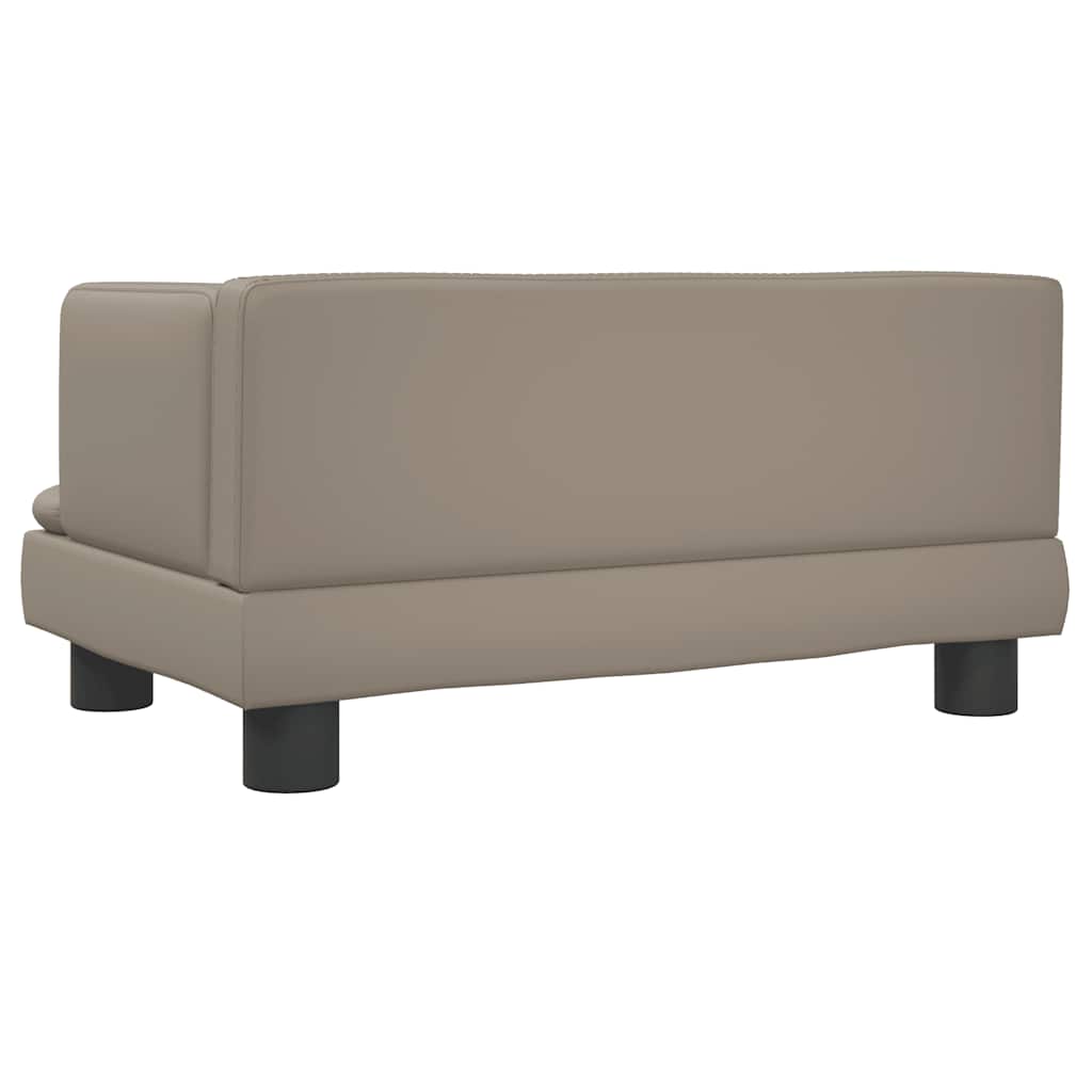 vidaXL Lit pour chien cappuccino 60x40x30 cm similicuir - Image 5