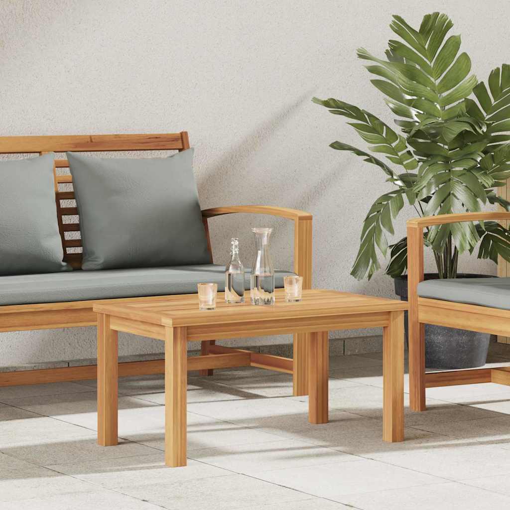 vidaXL Table basse Marron 70 x 40 x 36 cm Bois de teck solide