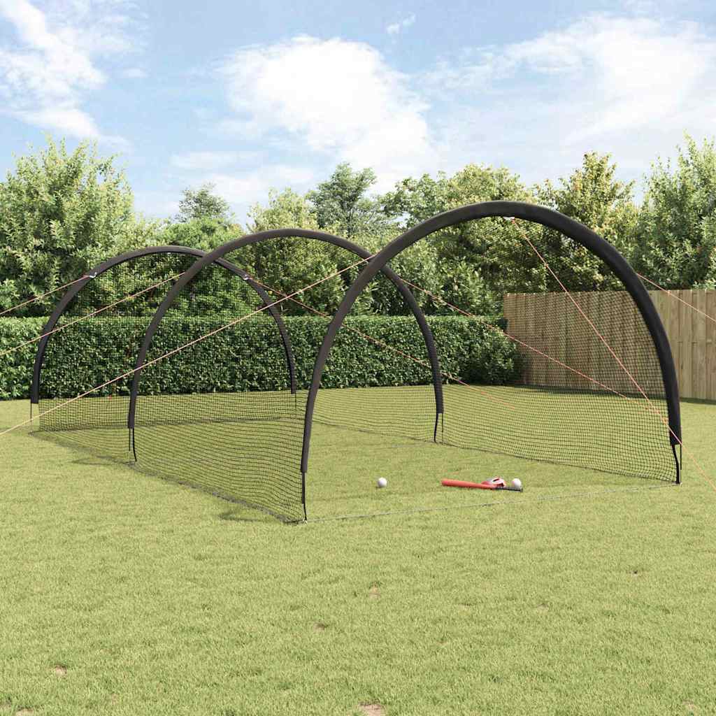 vidaXL Baseball & Softball Noir 70 x 35 x 24 cm Polyester