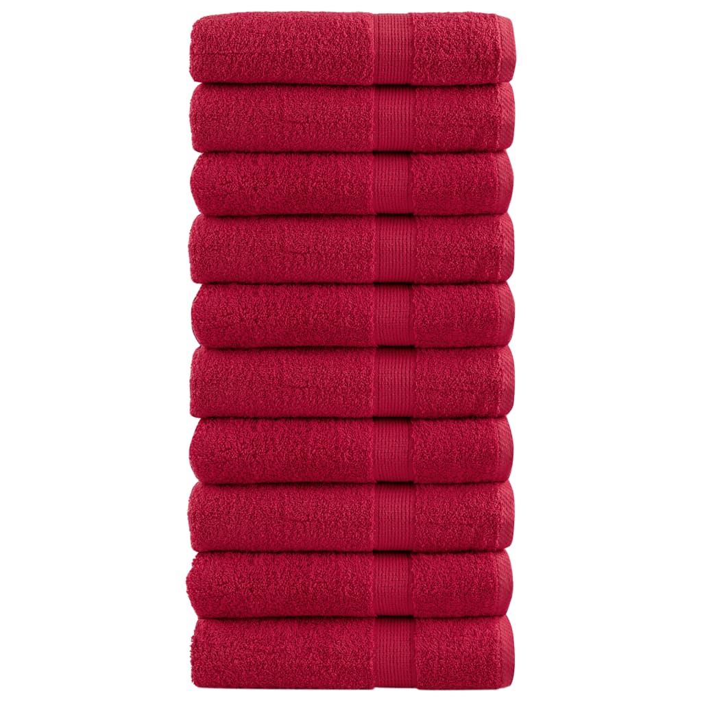 vidaXL Serviettes de bain de qualité supérieure SOLUND 10 pcs 600g/m²