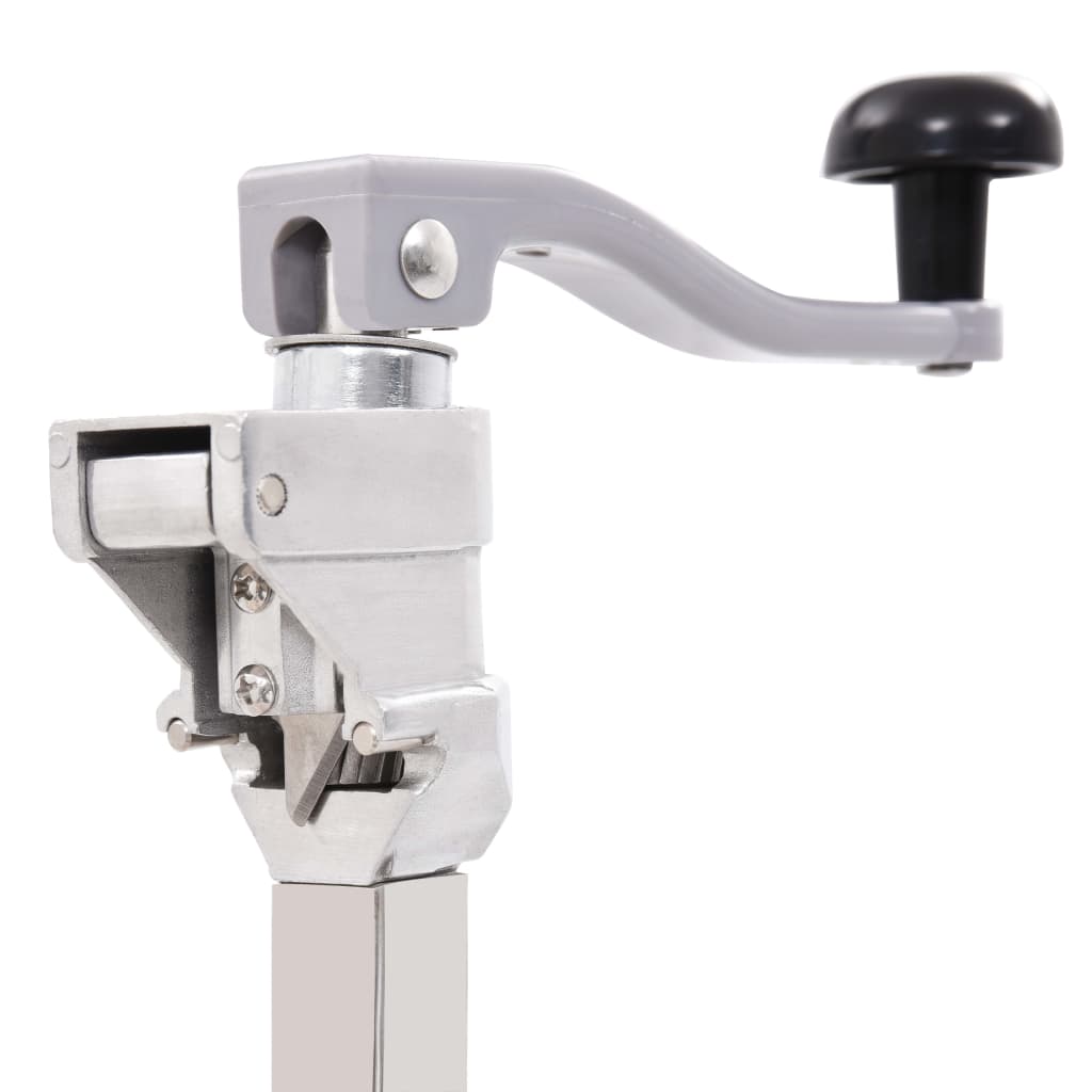 vidaXL Ouvre-boîte de conserve Argenté 70 cm Aluminium et inox - Image 6